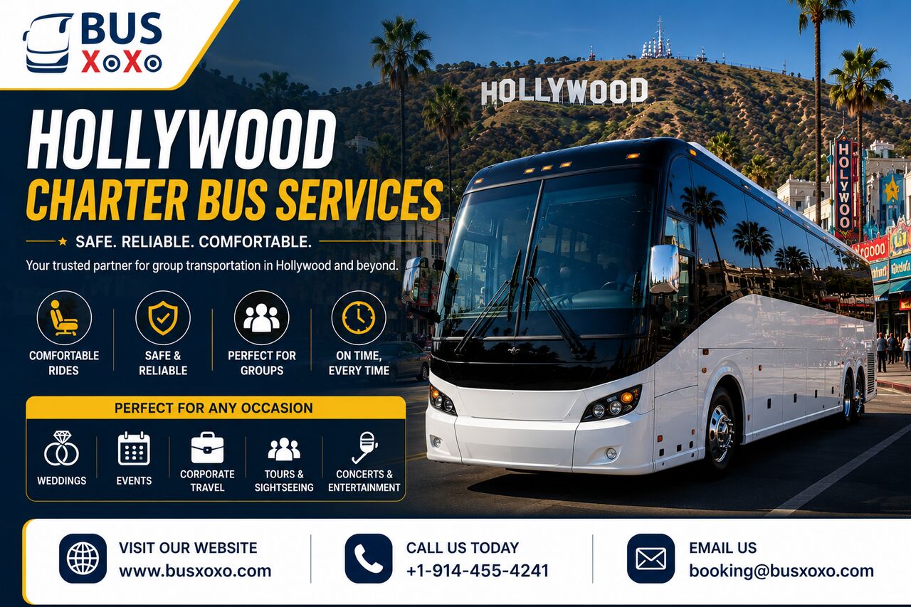 Los Angeles, Travel, Hollywood Bus Rentals | Comfortable & Reliable Group Transportation