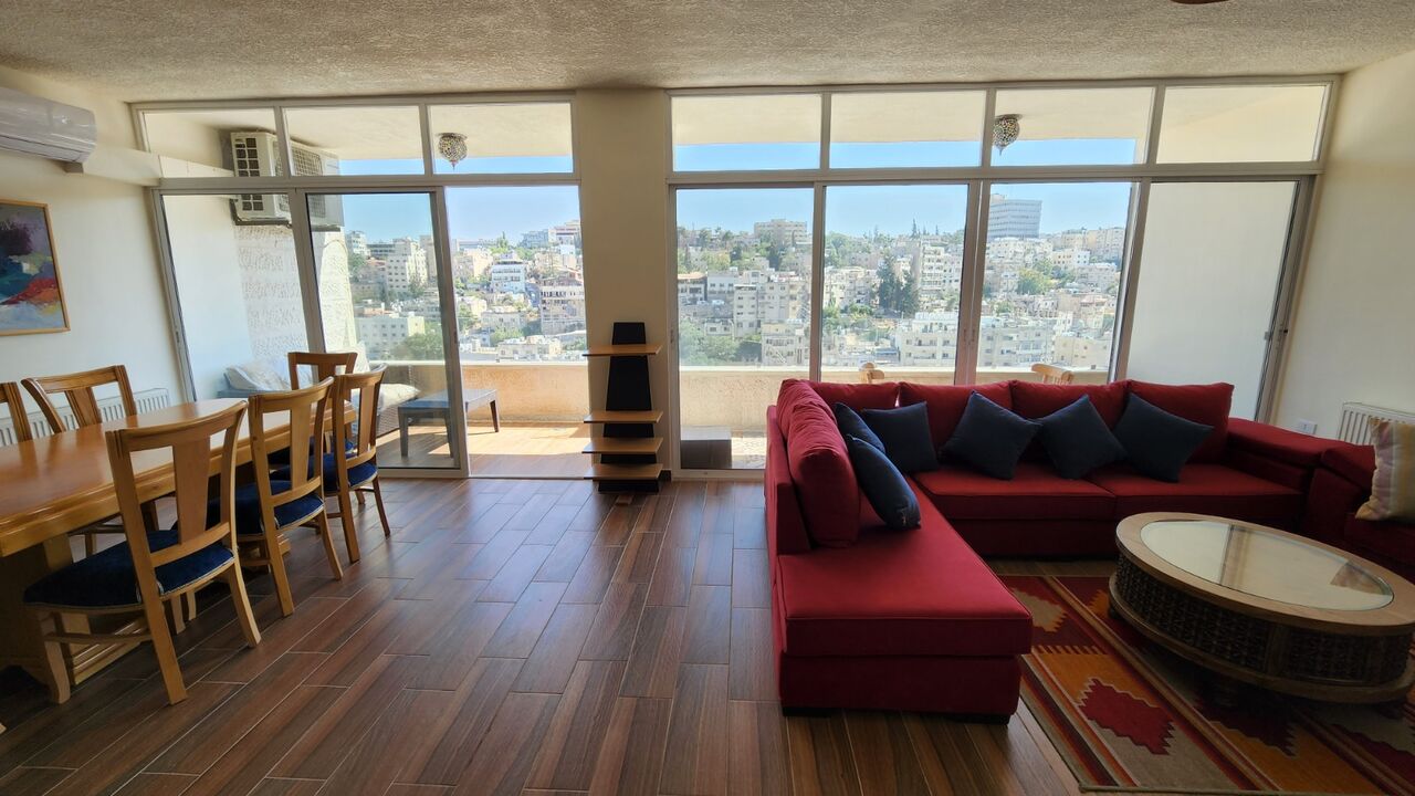 Amman, Apartments, Flats, Houses & Villas, JOD 12000/year,  Furnished,  2 BR,  100 Sq. Meter,  Furnished Apartment For Rent