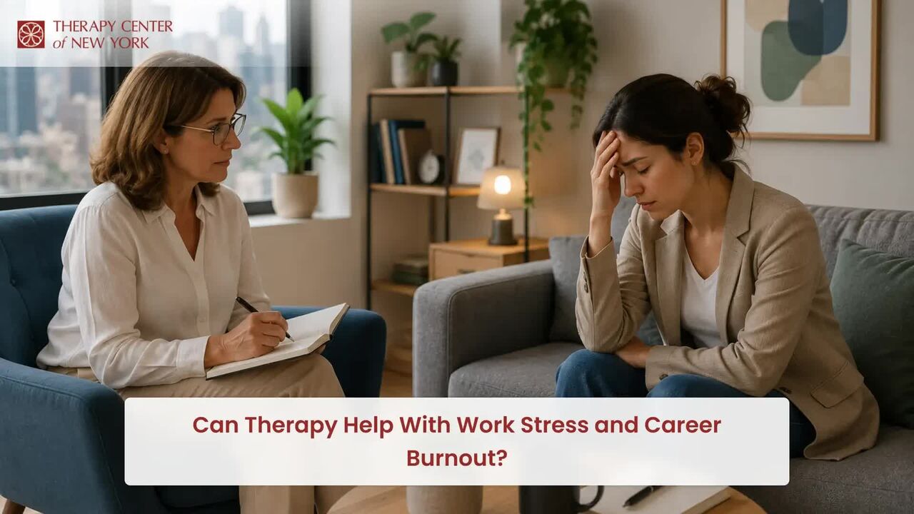 New York, Health, Can Therapy Help With Work Stress And Career Burnout?