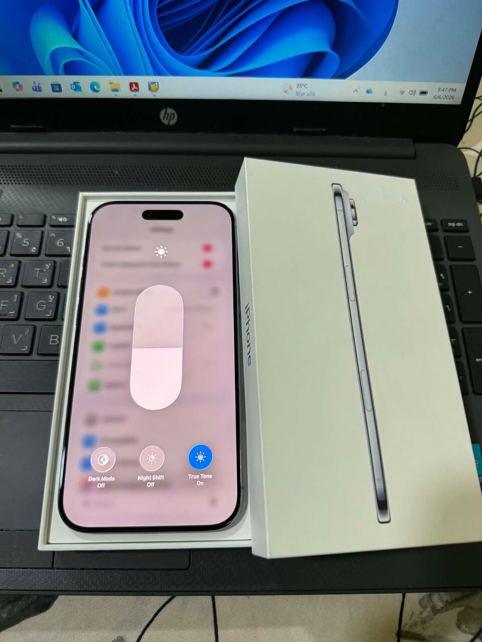Dammam, Mobile Phones, SAR 3150,  IPhone Air Sky Blue 256GB BH 100%