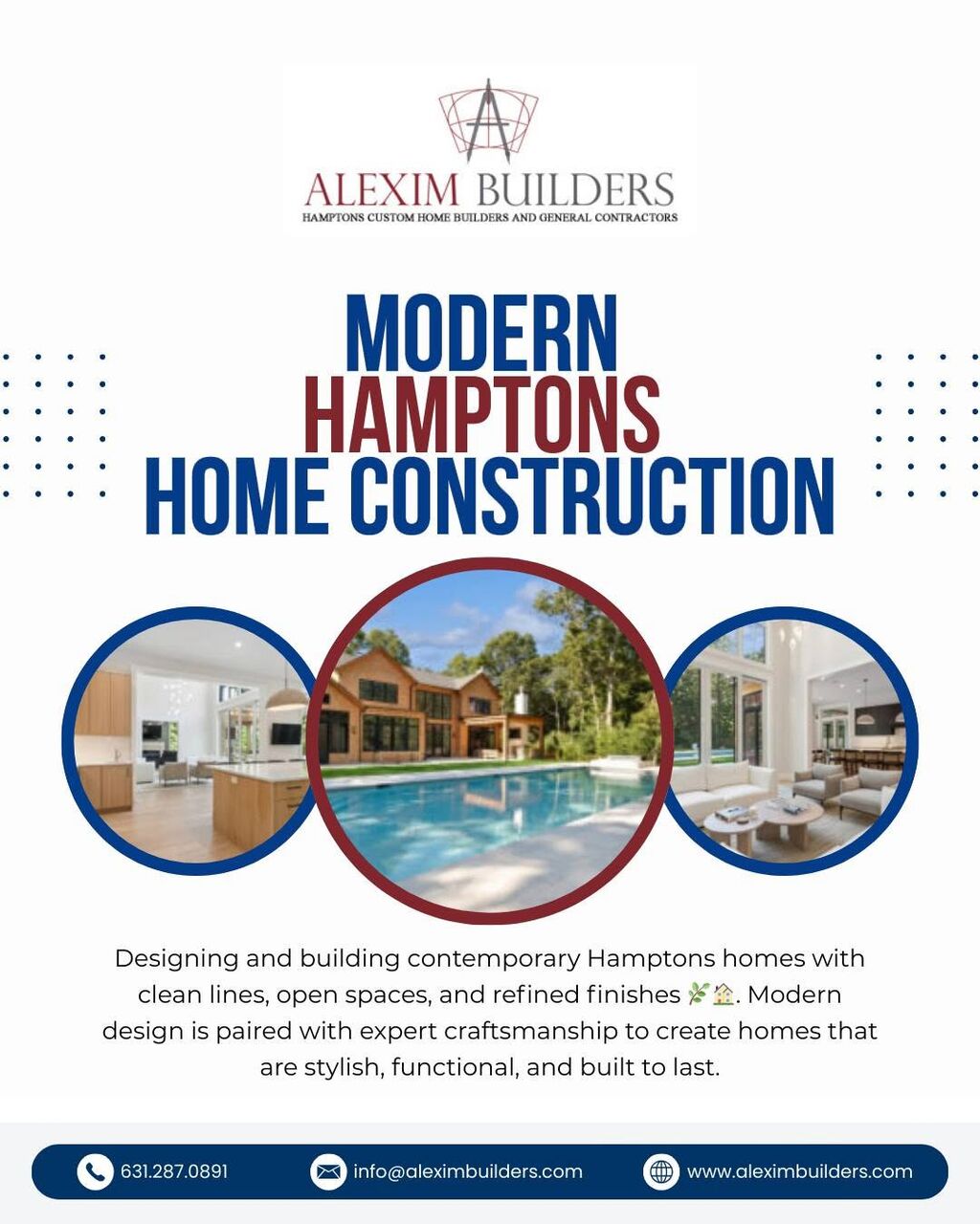New York, Apartments, Flats, Houses & Villas, Southampton Custom Builders - Alexim Builders