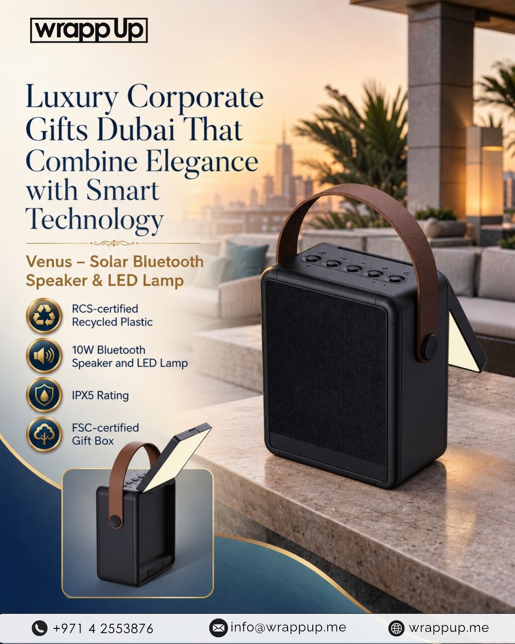 Dubai, Creative, Luxury Corporate Gifts Dubai | Premium Tech Corporate Gifts By Wrapp Up