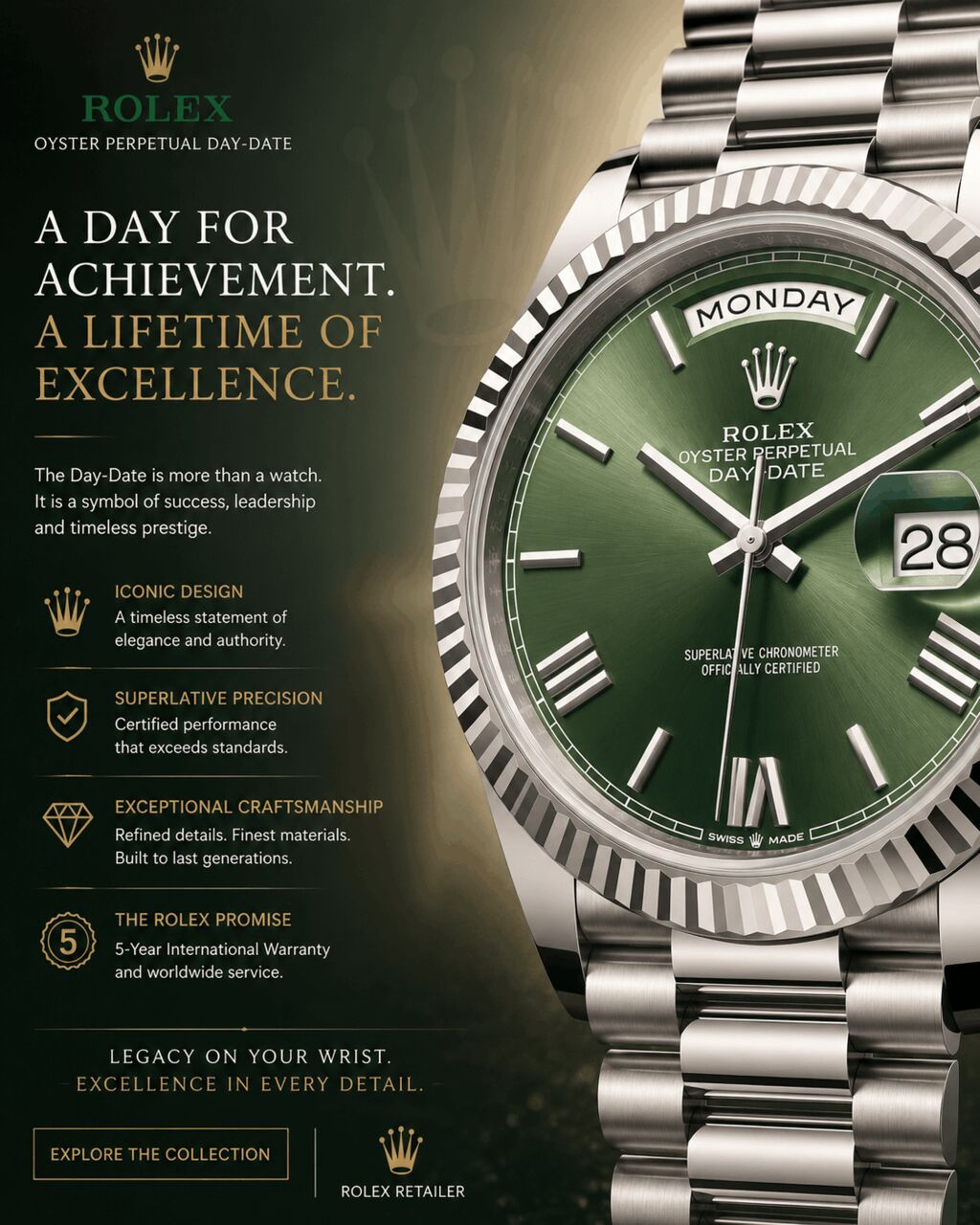 New Delhi, Watches, INR 6379000,  Everything You Should Know Before Investing In Rolex Day-Date Watches
