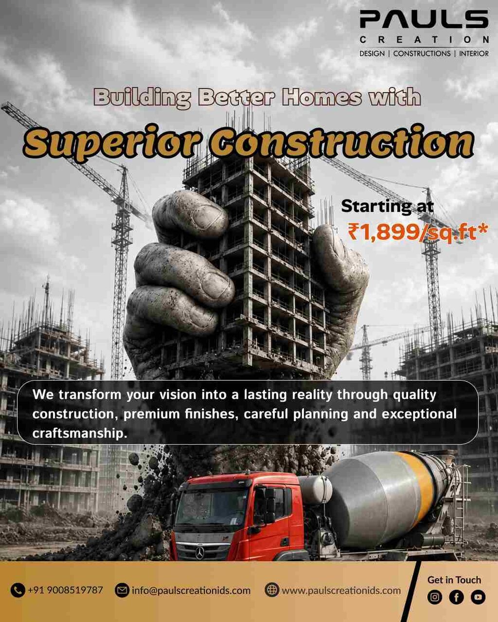 Bangalore, Interior Design, Building The Best Homes With Superior Construction In Bangalore-pauls
