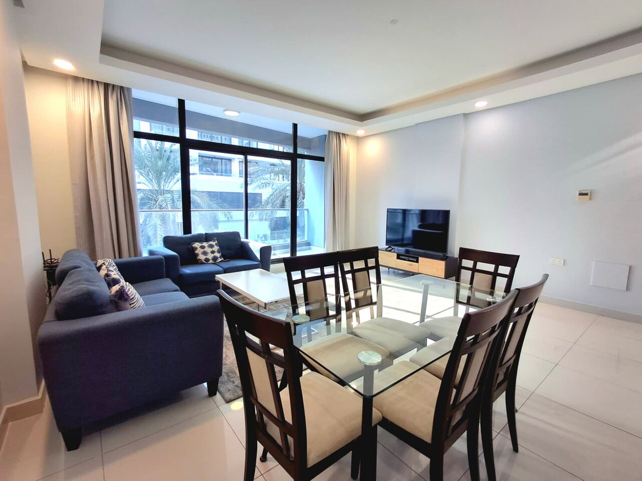 Amwaj Islands, Apartments, Flats, Houses & Villas, BHD 350/month,  Furnished,  2 BR,  115 Sq. Meter,  Lower Floor 2 BR FF Apartment With Balcony & WIFI