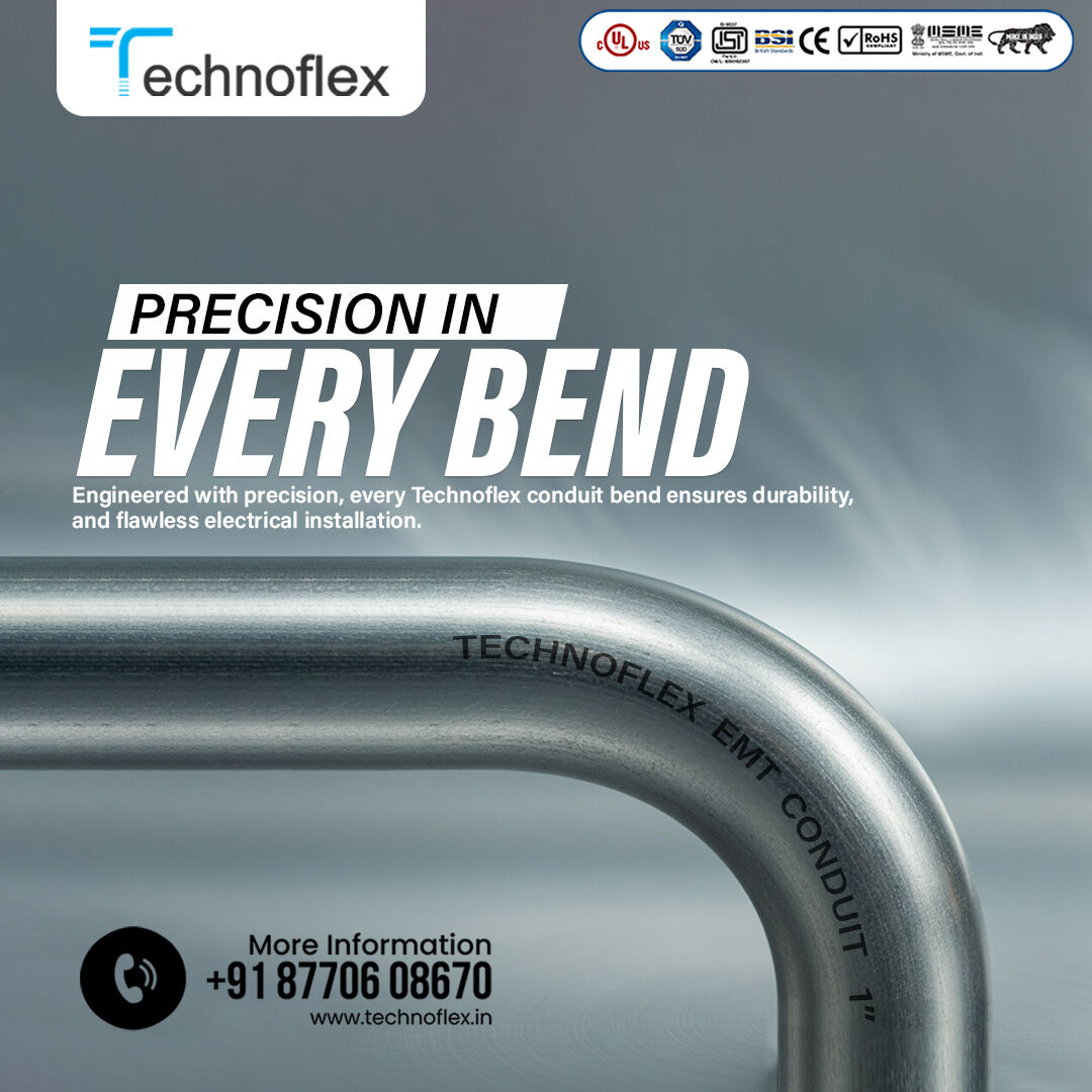 Mumbai, Electrical & Plumbing, EMT Conduit By Technoflex &ndash; Precision Built For Reliable Wiring In Saudi Arabia