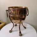 SAR 500,  Vintage Solid Brass/Bronze Ice Bucket & Planter With Claw Feet (Heavy 2.5 Kg)