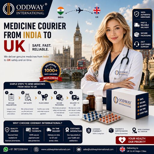 Birmingham, Health, What Makes Medicine Courier From India To UK Reliable?