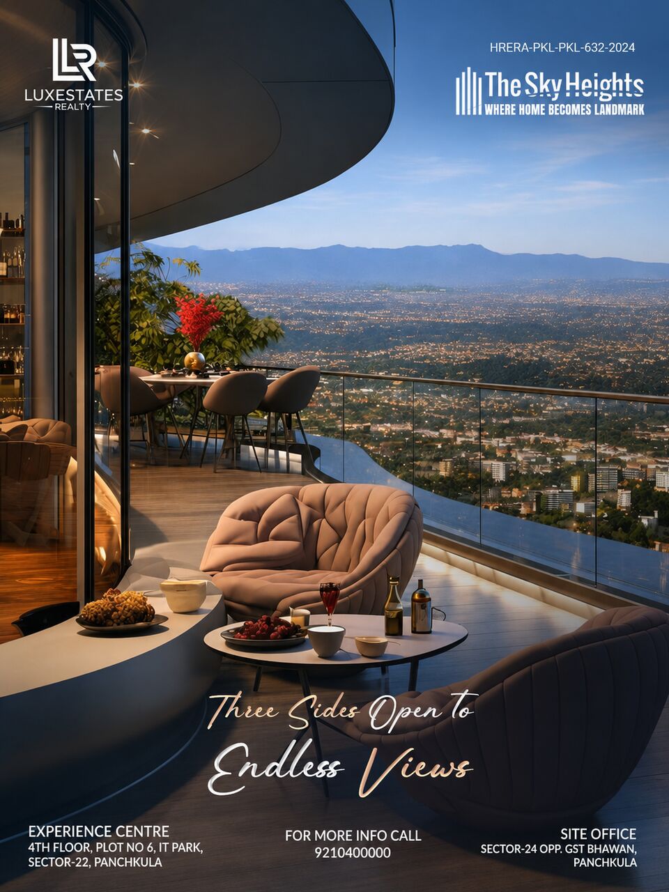 Panchkula, Real Estate For Sale, INR 4,  4 BR,  Luxury 4 BHK Apartments In Panchkula | The Sky Heights