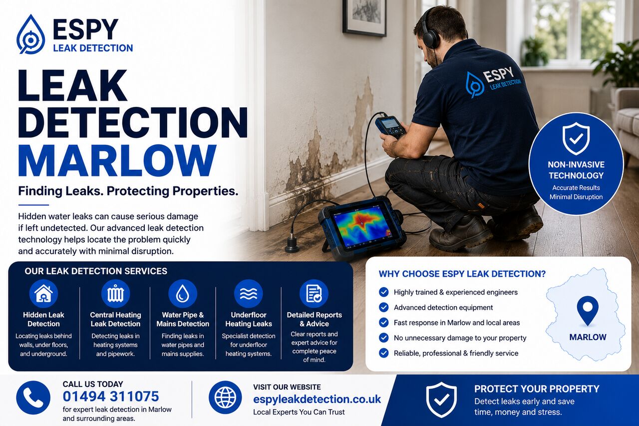 London, Business, Leak Detection Marlow Hidden Water Leak Specialists