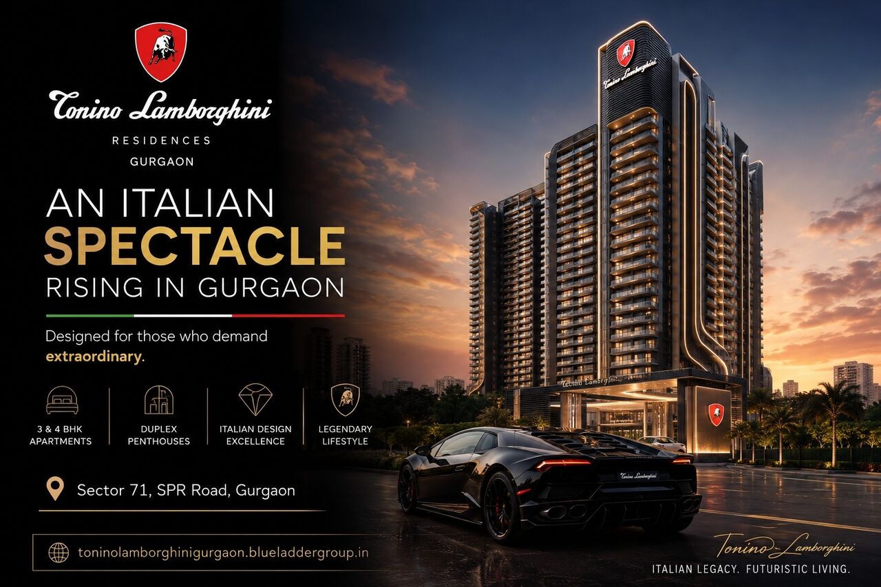 Gurgaon, Real Estate For Sale, INR 41700000,  Tonino Lamborghini Gurgaon