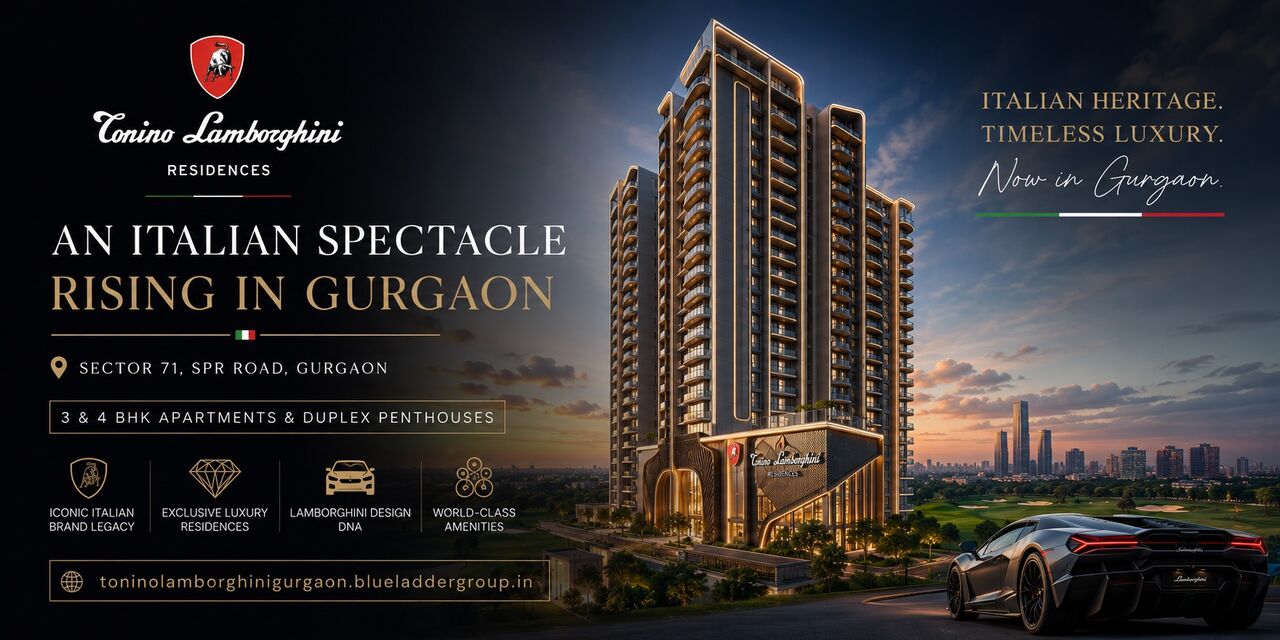Gurgaon, Real Estate For Sale, INR 41700000,  Tonino Lamborghini Gurgaon