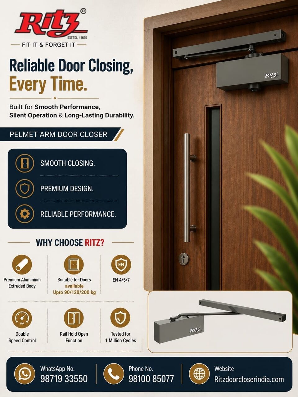 Mumbai, Heavy Equipment, Reliable Door Closer