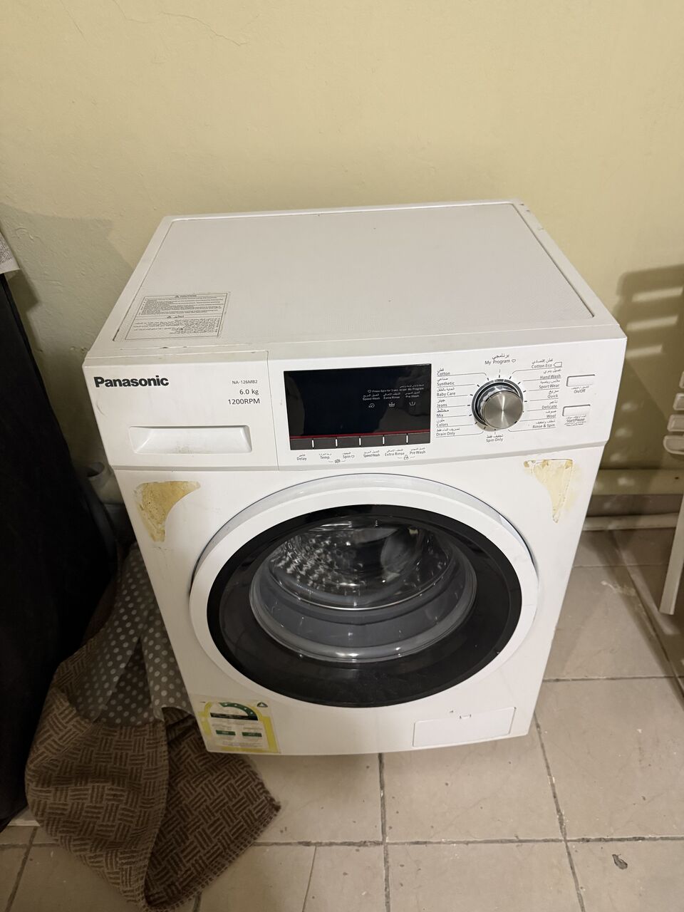 Khobar, Appliances, SAR 900,  Panasonic Washing Machine 6kg Front Door