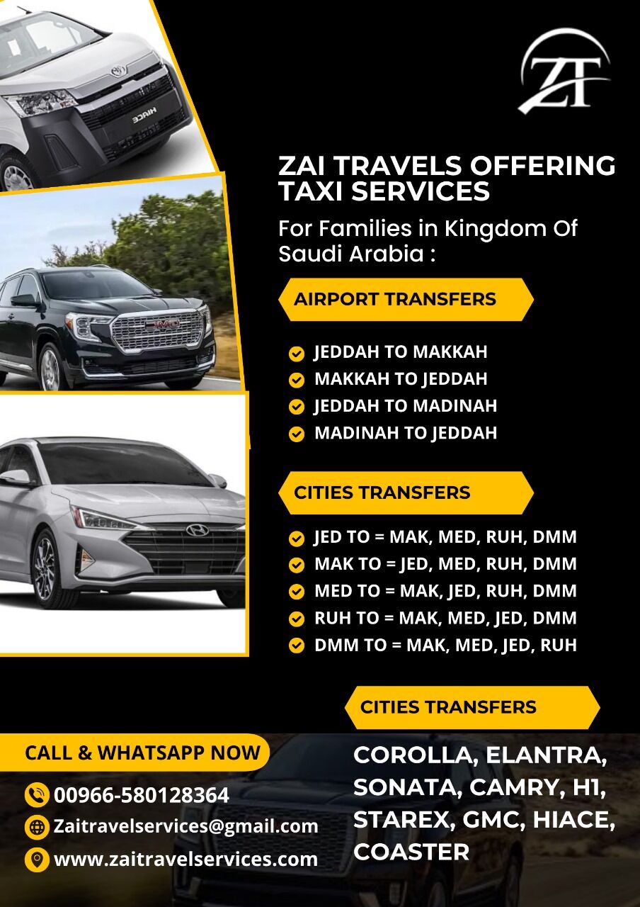 Jeddah, Pick Up & Drop Off, JEDDAH CITY OR JEDDAH AIRPORT TO MAKKAH HOLY HARAM TAXI SERVICE CALL OR WATSAPP