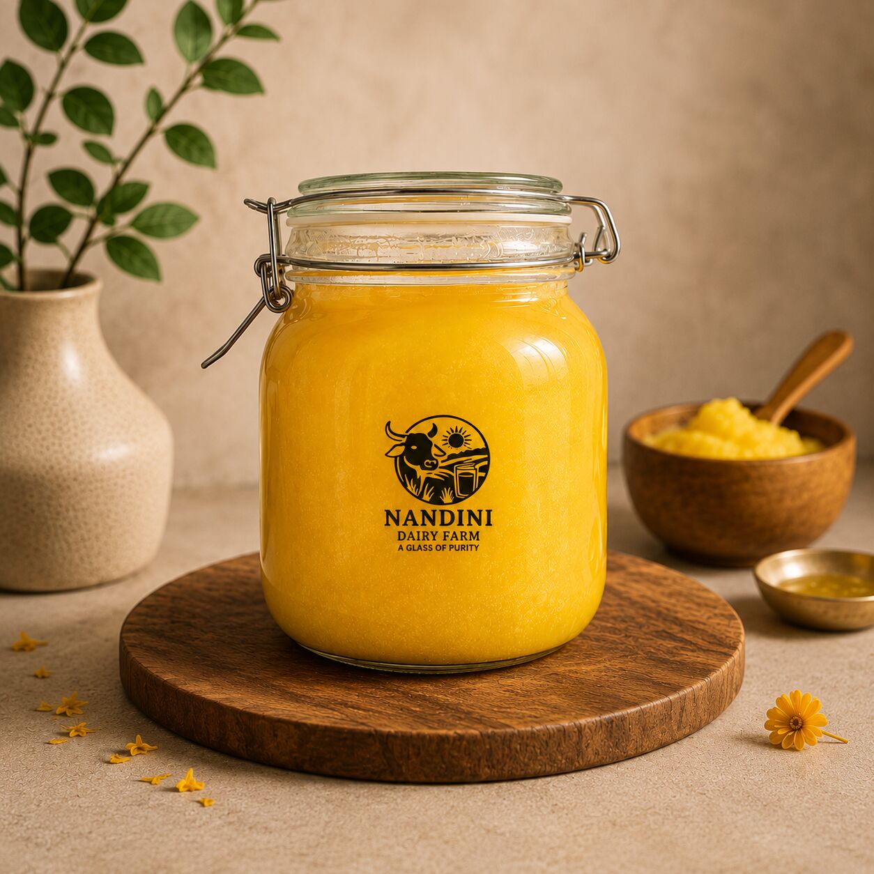 Pune, Food, INR 700,  100% Pure Desi Bilona Ghee &ndash; Nandini Dairy Farm
