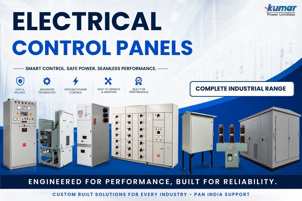 New Delhi, Heavy Equipment, Range Of Electrical Control Panels At Kumar Power