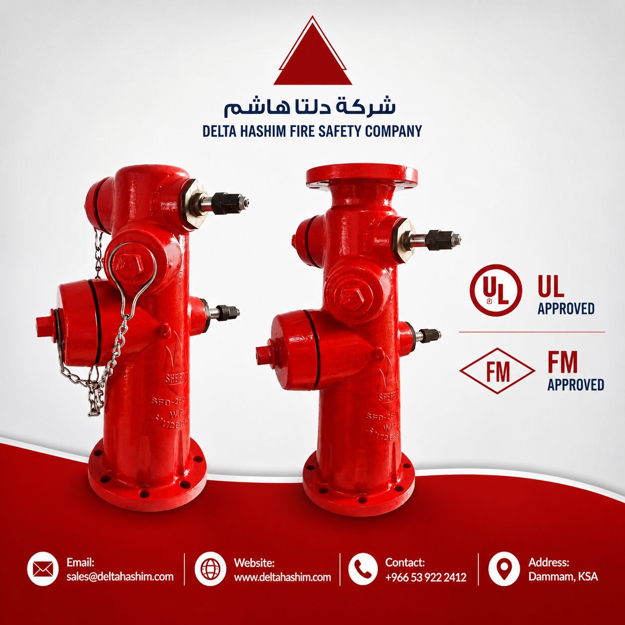 Dammam, Technical, UL / FM Approved Fire Hydrants, Supply, Installation & Maintenance Services In Dammam