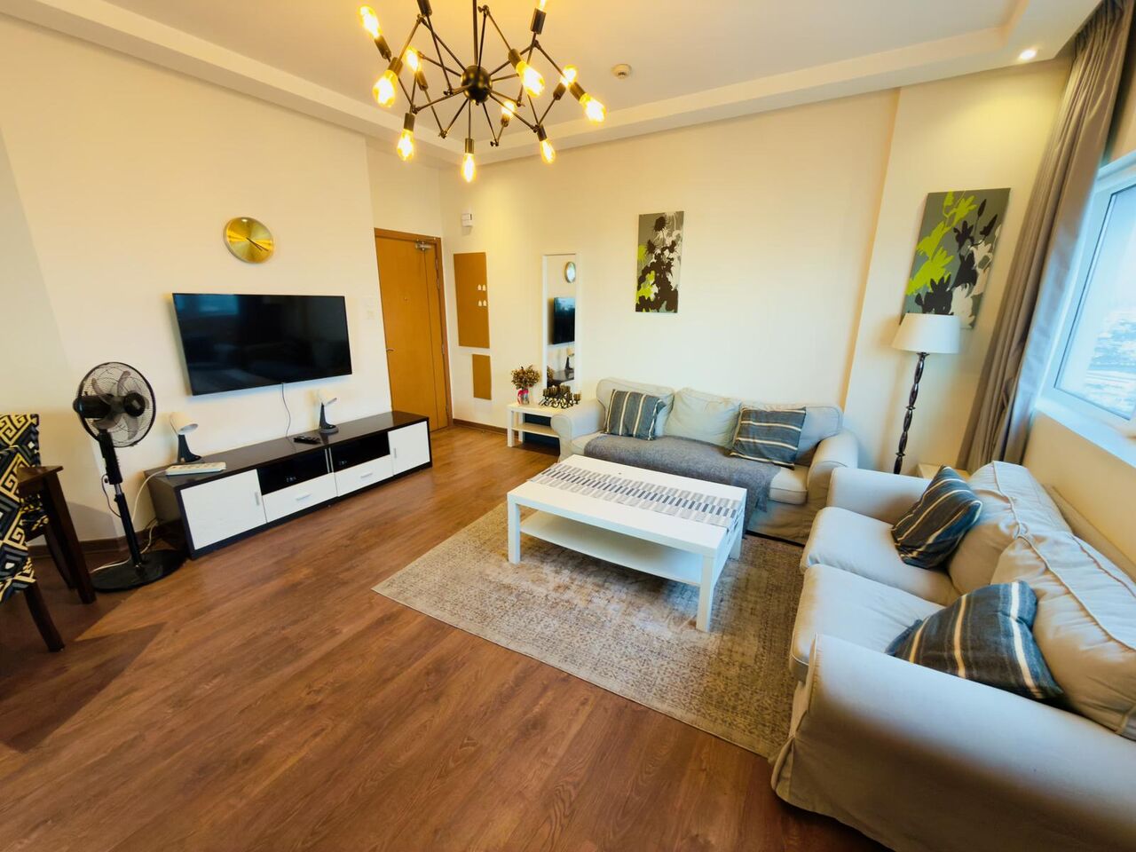 Sanabis, Apartments, Flats, Houses & Villas, BHD 300/month,  Furnished,  1 BR,  Apartment For Rent In Sanabis | City & Sea View
