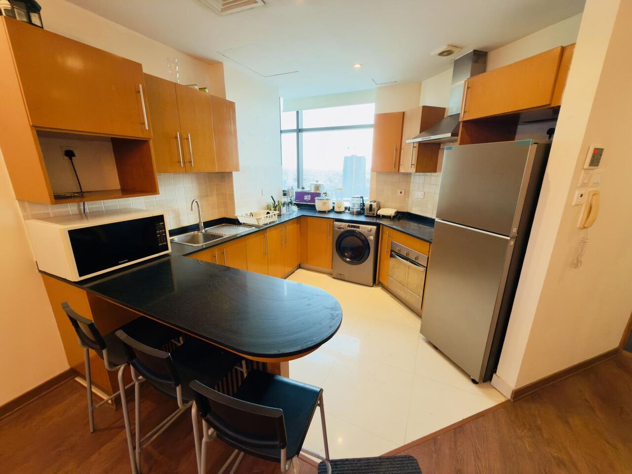 Sanabis, Apartments, Flats, Houses & Villas, BHD 300/month,  Furnished,  1 BR,  Apartment For Rent In Sanabis | City & Sea View