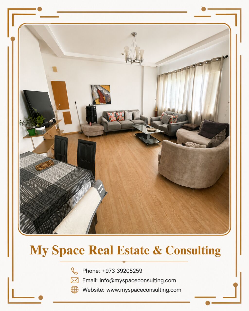 Sanabis, Apartments, Flats, Houses & Villas, BHD 300/month,  Furnished,  1 BR,  Apartment For Rent In Sanabis