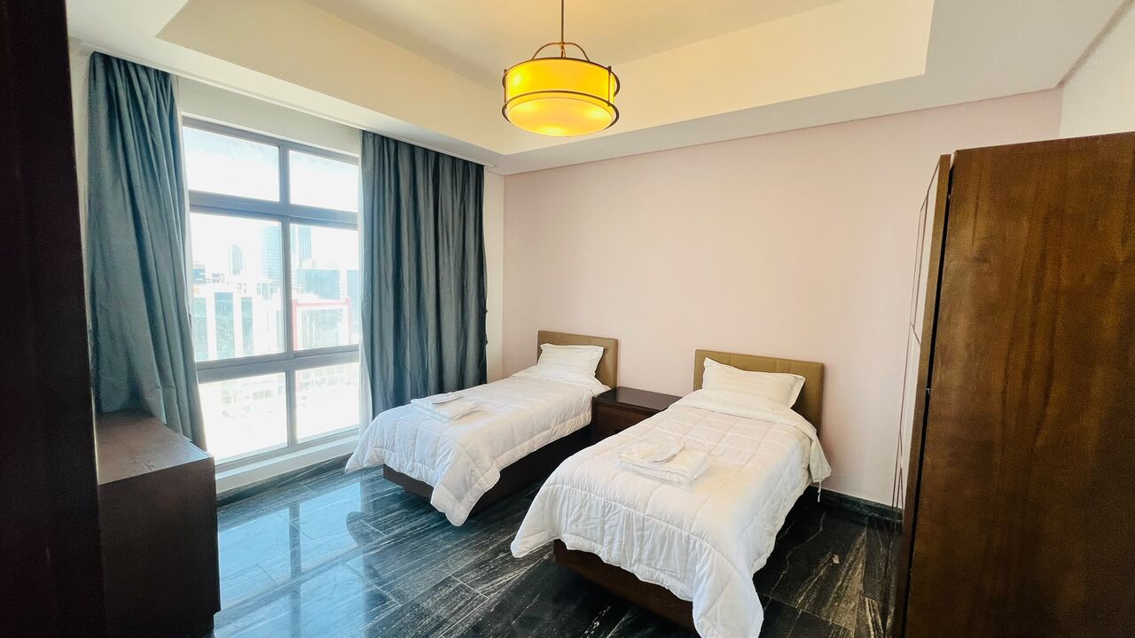 Al Seef, Apartments, Flats, Houses & Villas, BHD 450/month,  Furnished,  1 BR,  Sea View Apartment For Rent In Seef | Private Balcony