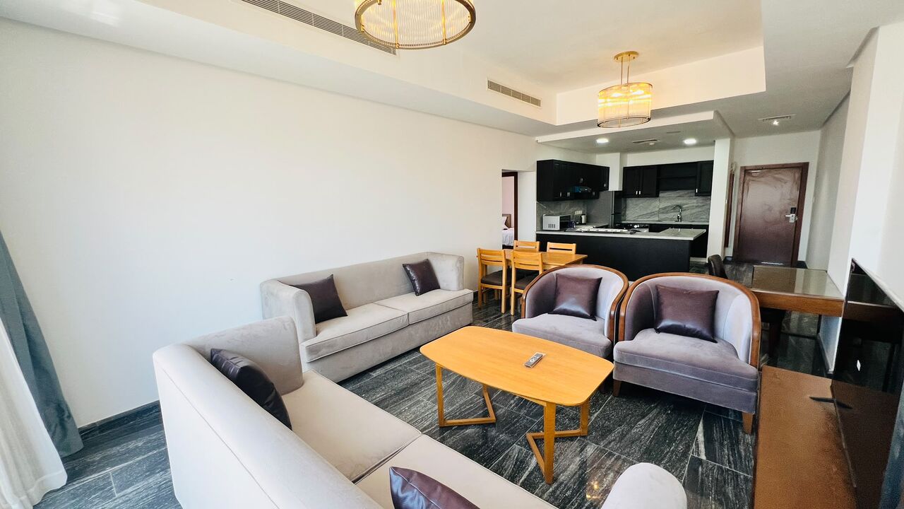 Al Seef, Apartments, Flats, Houses & Villas, BHD 450/month,  Furnished,  1 BR,  Sea View Apartment For Rent In Seef | Private Balcony