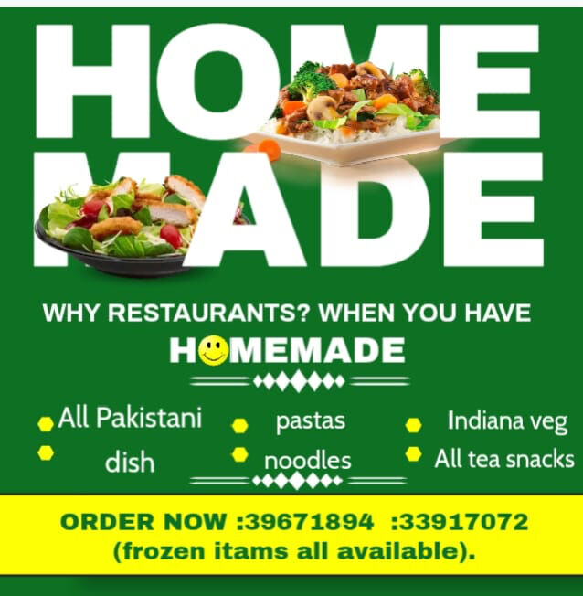 Ras Rumman, Food & Drink, Home Cooked Food