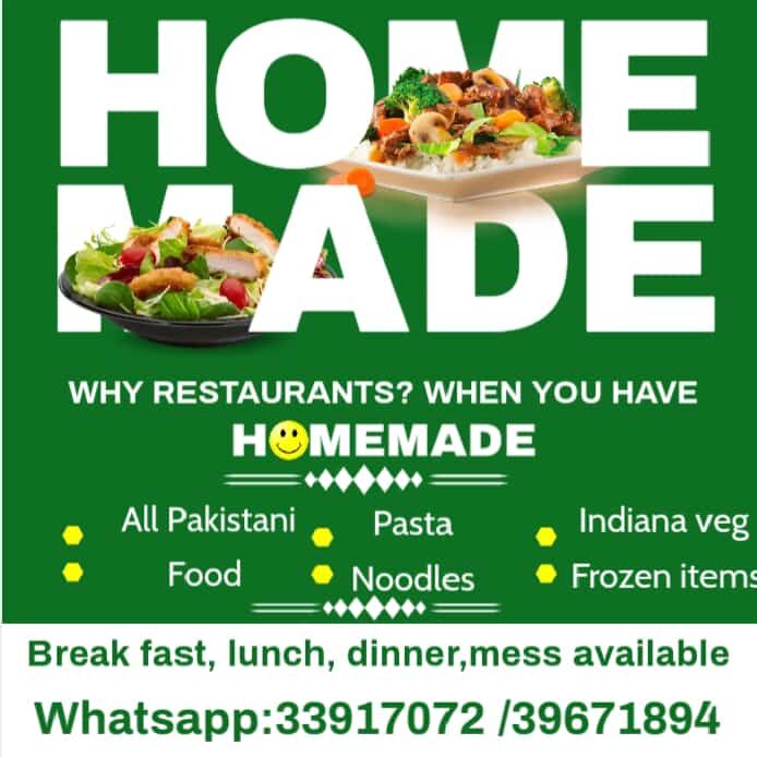 Ras Rumman, Food & Drink, Home Cooked Food