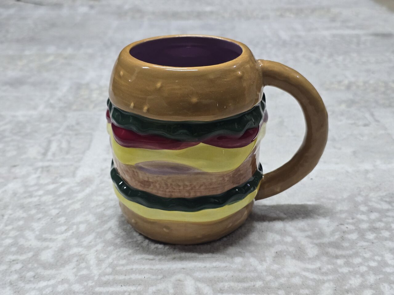 Khobar, Household Items, SAR 60,  Unique Burger Coffee Mug - Ceramic Novelty Cup