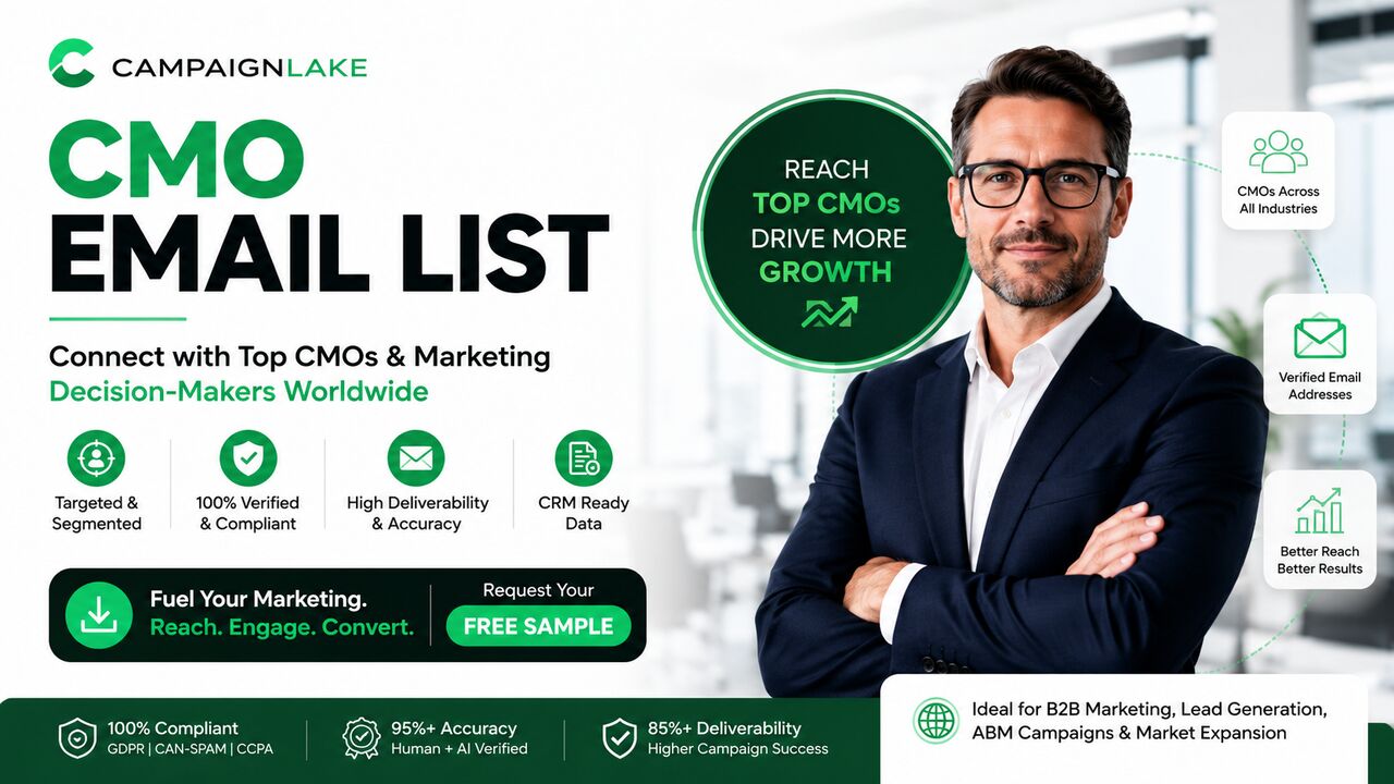 San Francisco, Business, CMO Email List | Verified Chief Marketing Officer Contacts