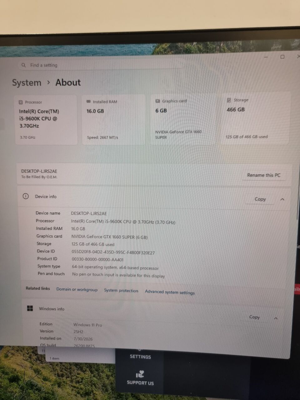 Riyadh, Computers, SAR 1450,  Gaming PC I5-9600K | GTX 1660 Super | 16GB RAM | 500GB NVMe | Price Reduced Urgent Sell