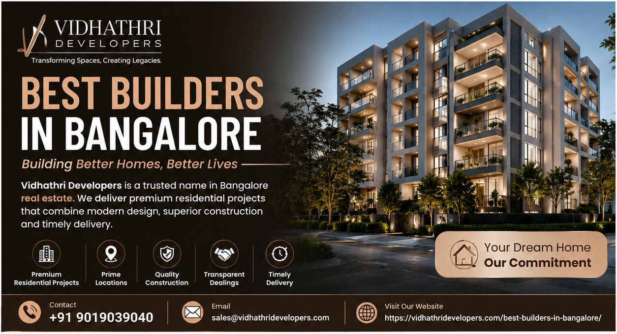 Bangalore, Real Estate, Trusted Builders In Bangalore