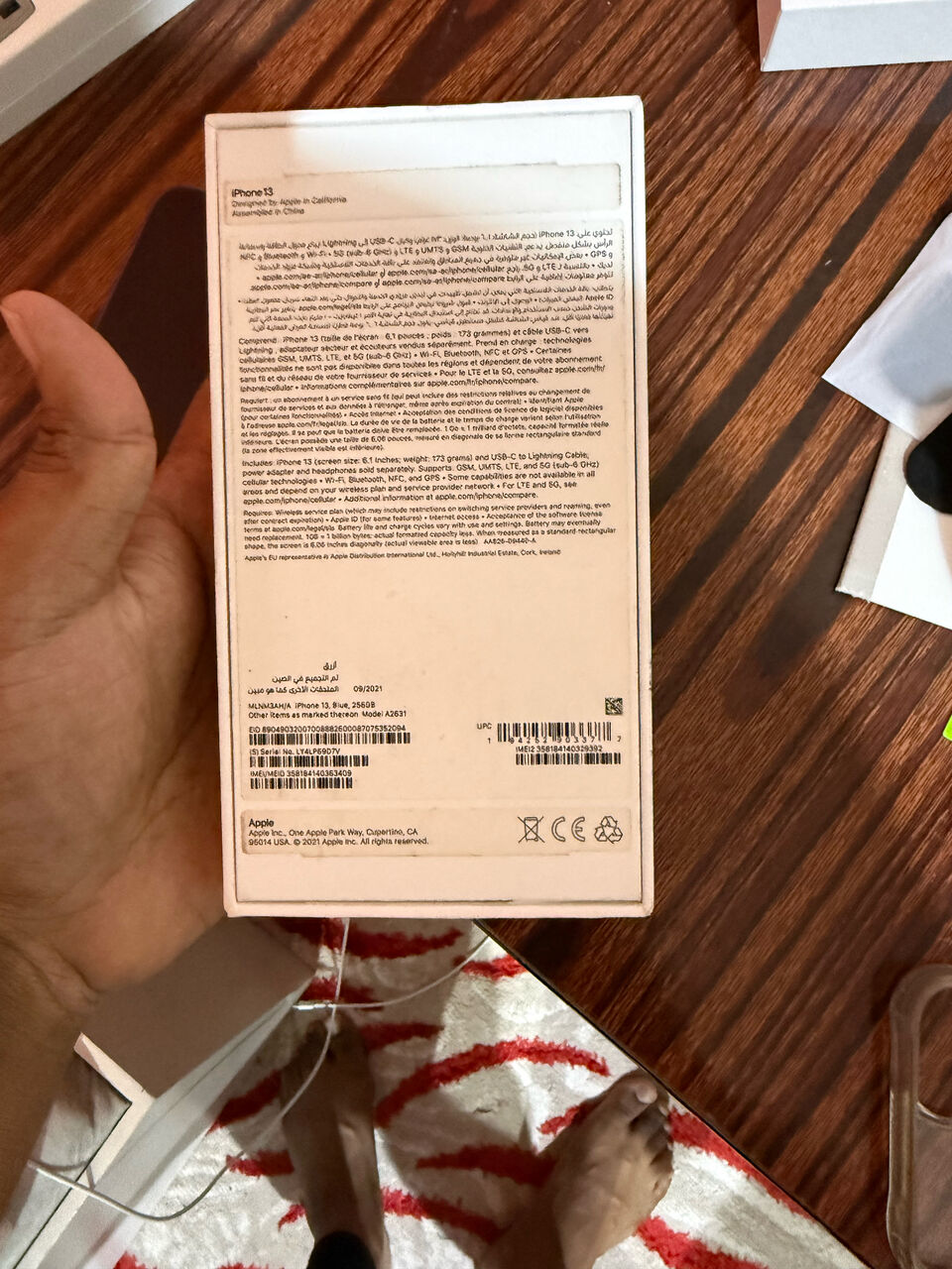 Dammam, Mobile Phones, SAR 1100,  For Sale: IPhone 13 &ndash; 256GB (Blue)