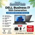 BHD 140,  DELL Business Core I7 10th Generation Laptop DDR4 32GB RAM 14