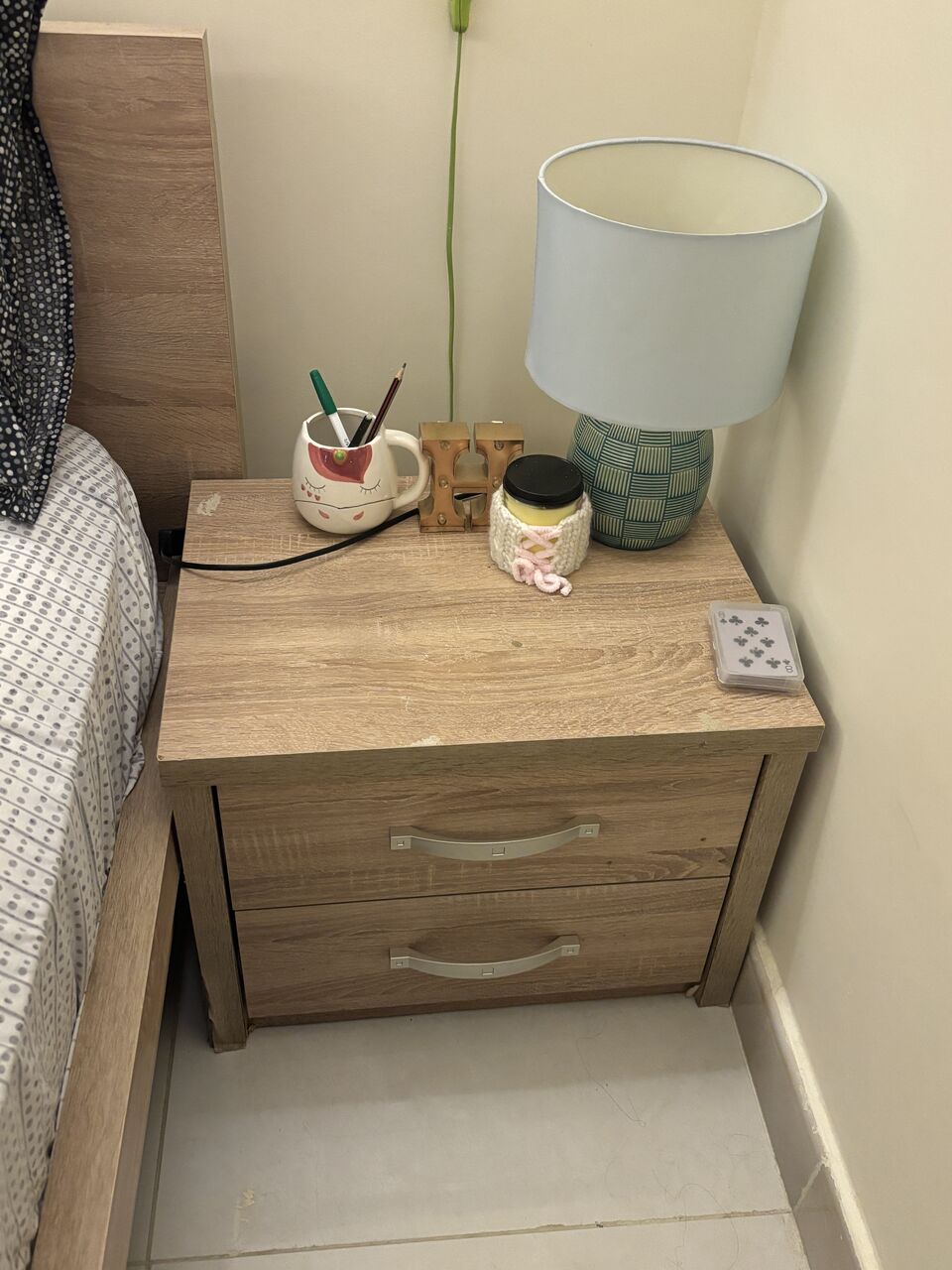 Jeddah, Furniture, SAR 1000,  Bedroom Set: Bed, Mattress, Dresser, Closet, Side Tables, Iron Stand, Shelf