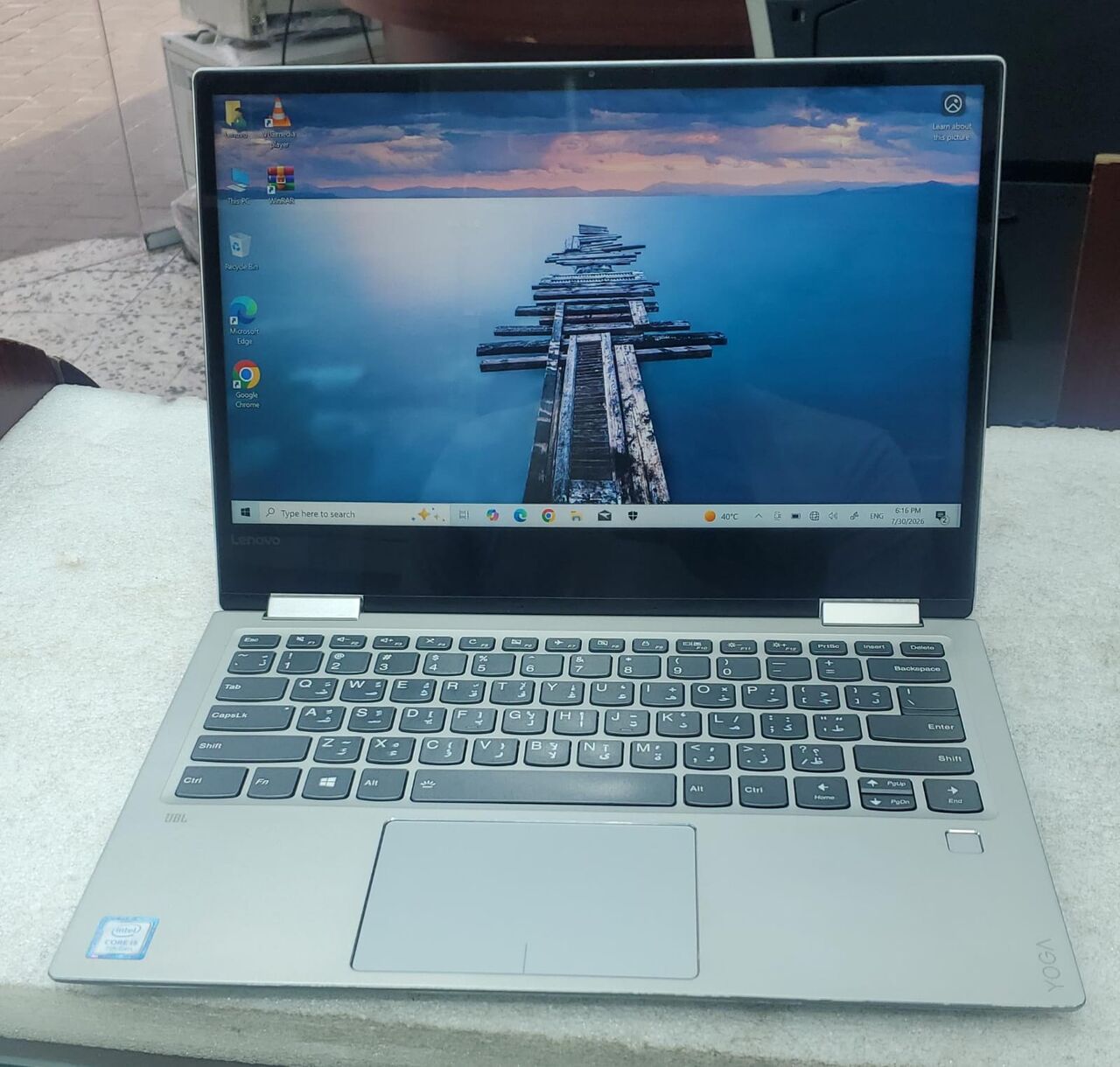 Al Sharafeyah, Computers, SAR 1050,  Lenovo Yoga X360 Touch I5 7th Ram 8gb DDR4 8gb SSD M.2 256gb Org Win