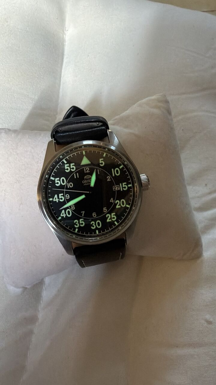 Al Batha, Watches, SAR 850,  Orient Flieger Watch - Beautiful Lume