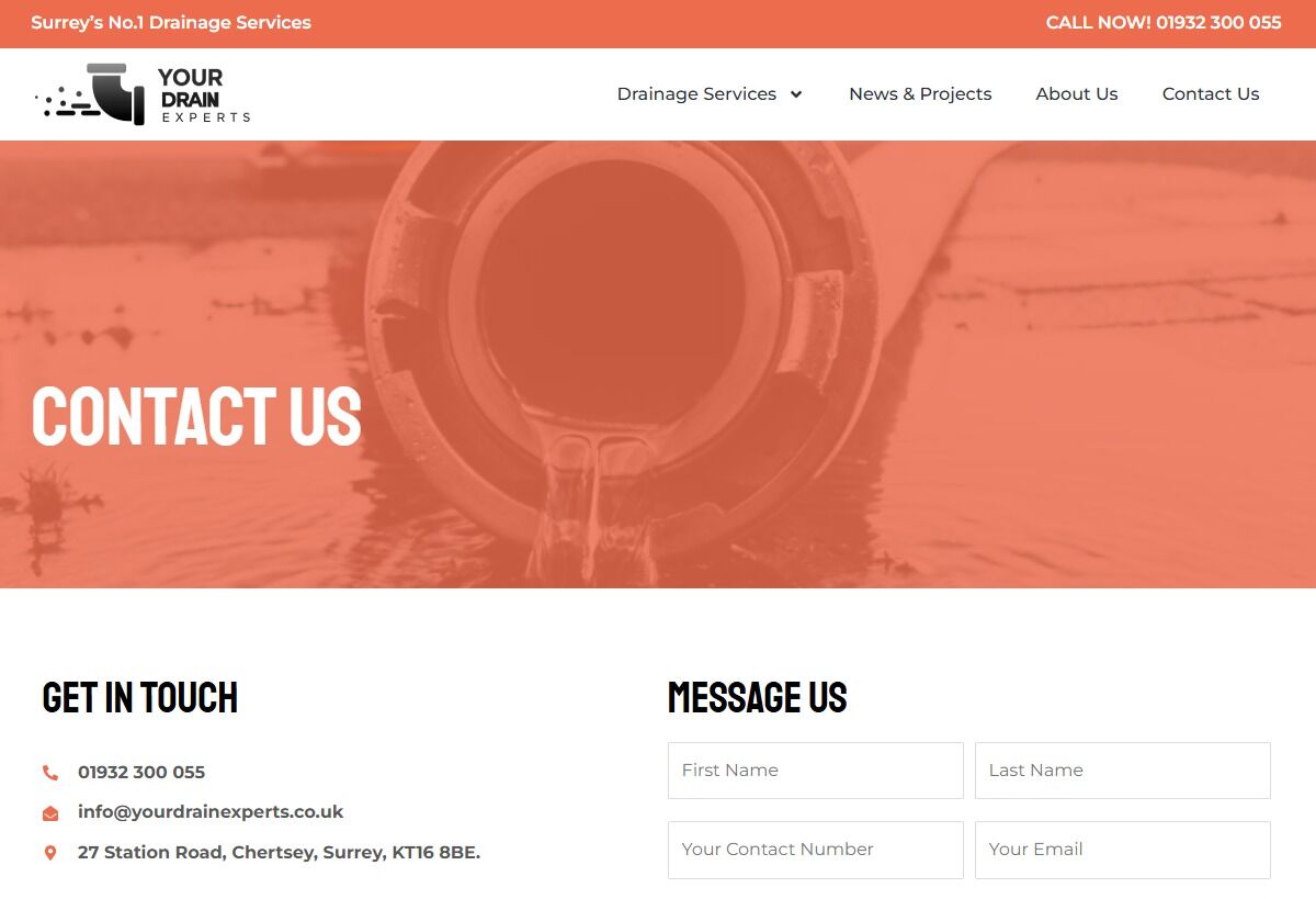 London, Cleaning, Contact Our Specialist Team For Reliable Drainage Support In Surrey