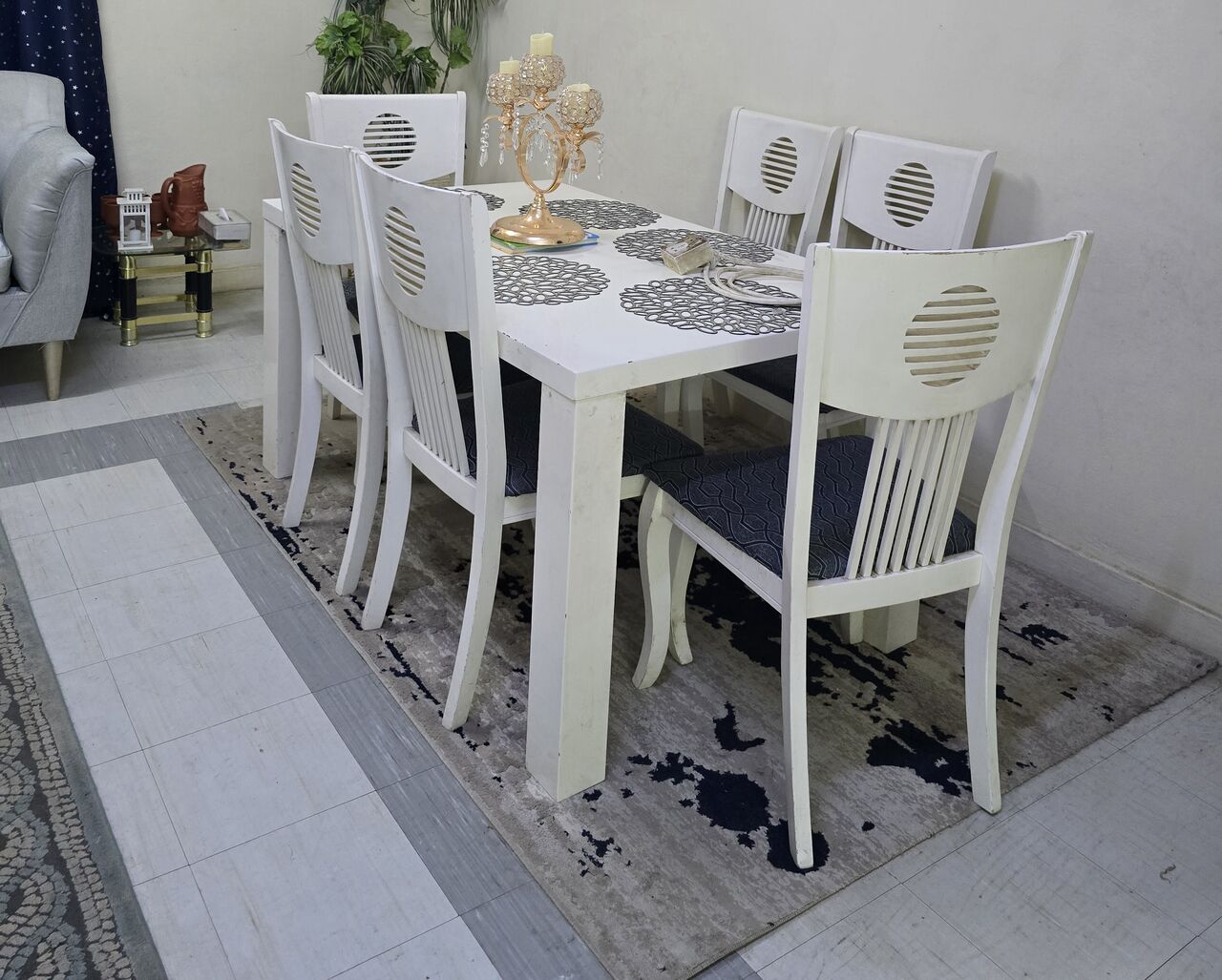 Al Malaz, Furniture, SAR 600,  Homebox Dining Table Set  6 Chairs