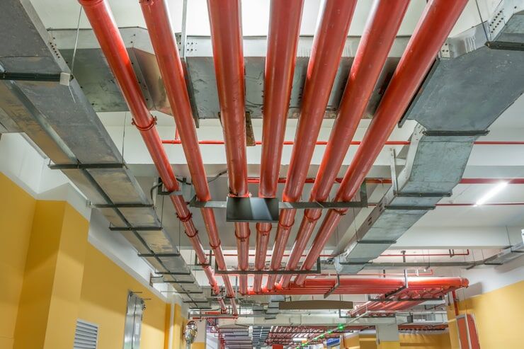 Noida, Construction, Clean Agent Sprinkler System Installation | Agnim Engineerz
