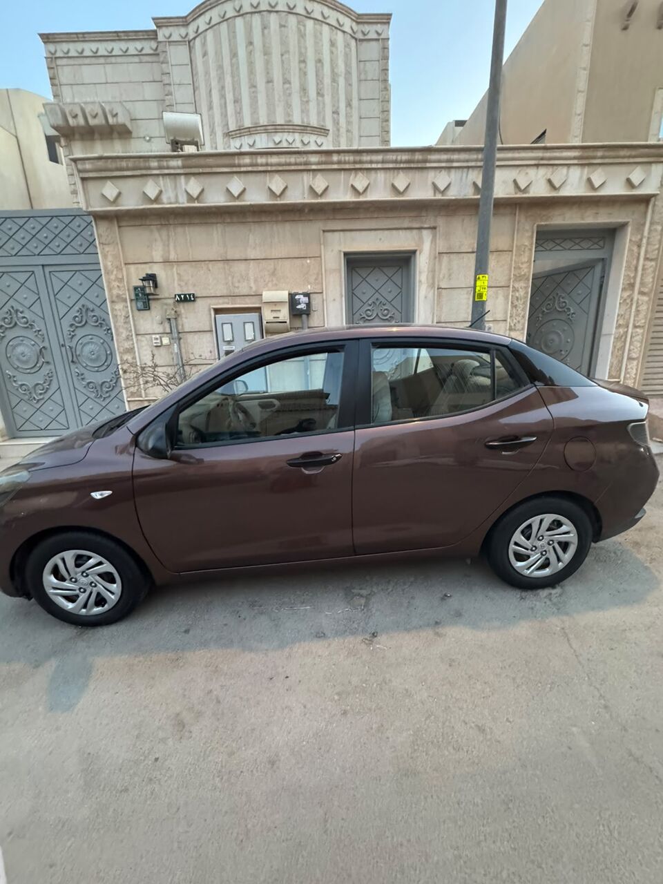 Al Wadi, Vehicles, Cars & Trucks , SAR 25000,  Hyundai I10,  2022,  Automatic,  91000 KM,   Hyundai Grand I10  &ndash; Brown &ndash; For Sale