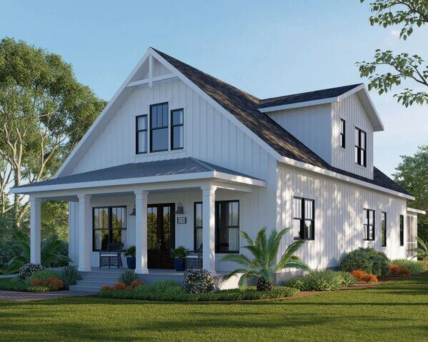 New York, Business, Farmhouse House Plans | Foy Farmhouse Home Plan