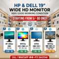 BHD 5,  HP 19" Wide HD LED Monitor Very Good Working Condition (Starting From 5/-BD Only) 36431340