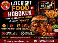 New York, Food, Late Night Food In Hoboken | Fresh Burgers, Wings & Takeaway At Grubbs Takeaway