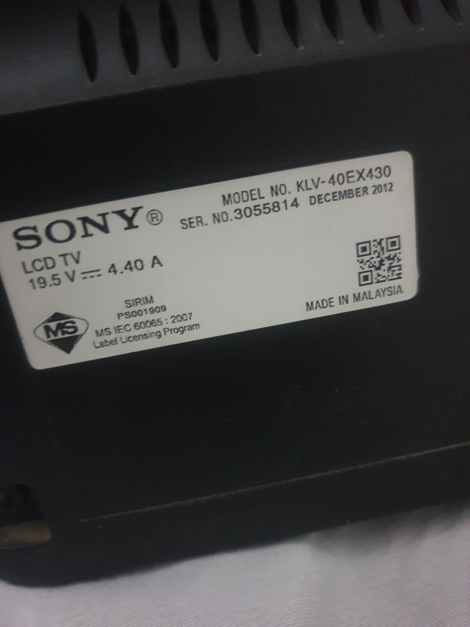 Riyadh, Appliances, SAR 350,  40 Inch Sony Bravia LCD