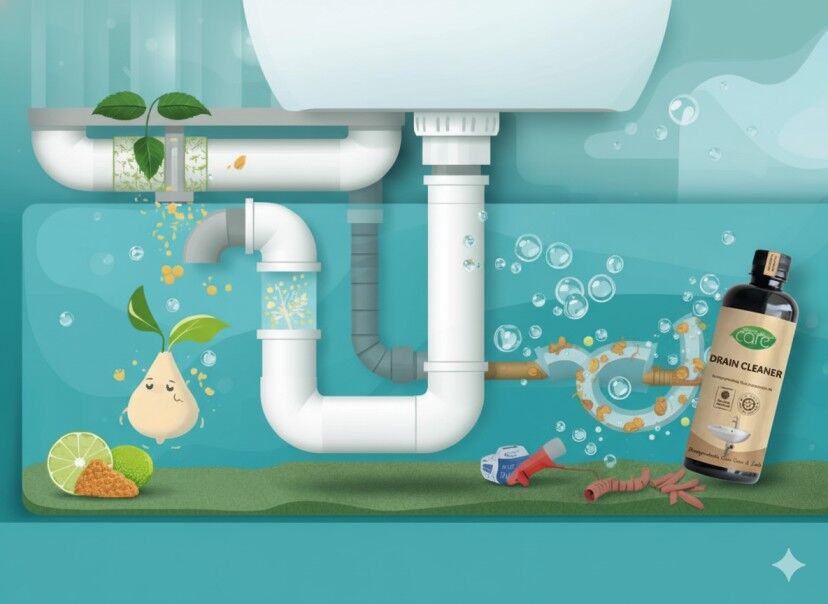 Ahmedabad, Household, Buy Ekam Eco Solutions Enzyme Drain Cleaner For Kitchen, Bathroom & Commercial Drains