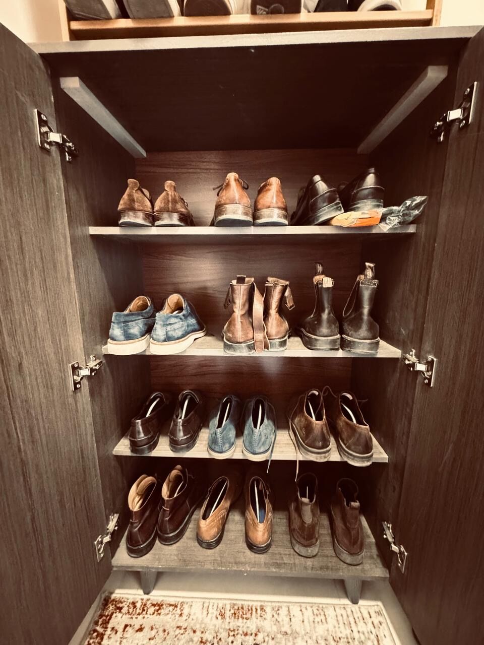 Al Arid, Furniture, SAR 150,  Wooden Shoe Cabinet With Doors