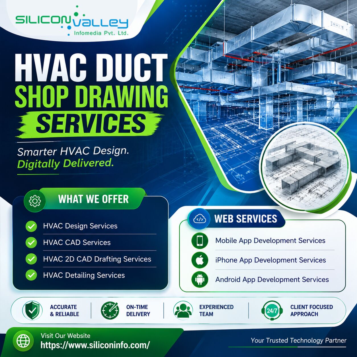 New York, Construction, HVAC Duct Shop Drawing Services For Modern Ohio Workflows