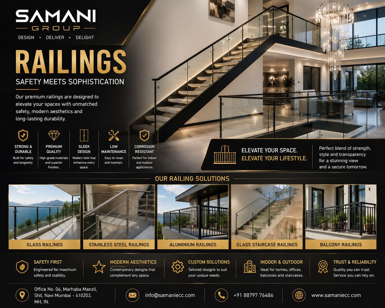 Mumbai, Interior Design, Trending Railings Designs For Elegant Spaces In 2026